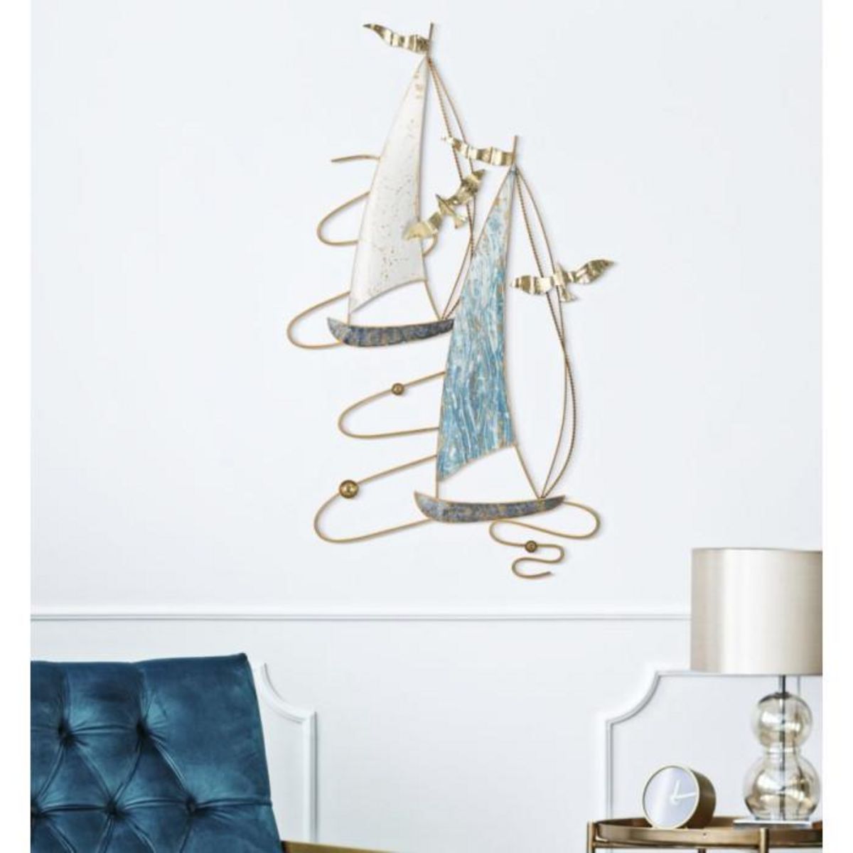 Paris Prix Décoration Murale en Métal  Vela Color  87cm Multicolore