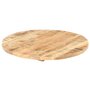 Voir la diapositive 4 : VIDAXL Dessus de table Bois de manguier solide Rond 25-27 mm 40 cm
