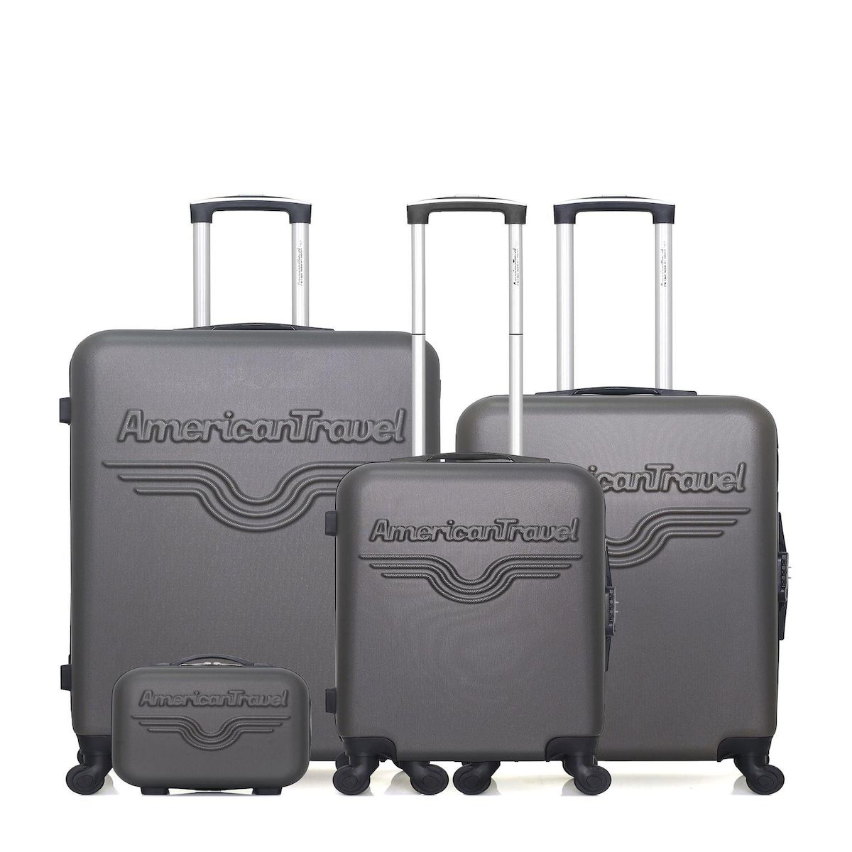 AMERICAN TRAVEL AMERICAN TRAVEL - Set de 4 Valises CHELSEA-C 75 cm 4 Roues