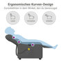 Voir la diapositive 6 : VIDAXL Fauteuil inclinable de massage electrique gris fonce tissu