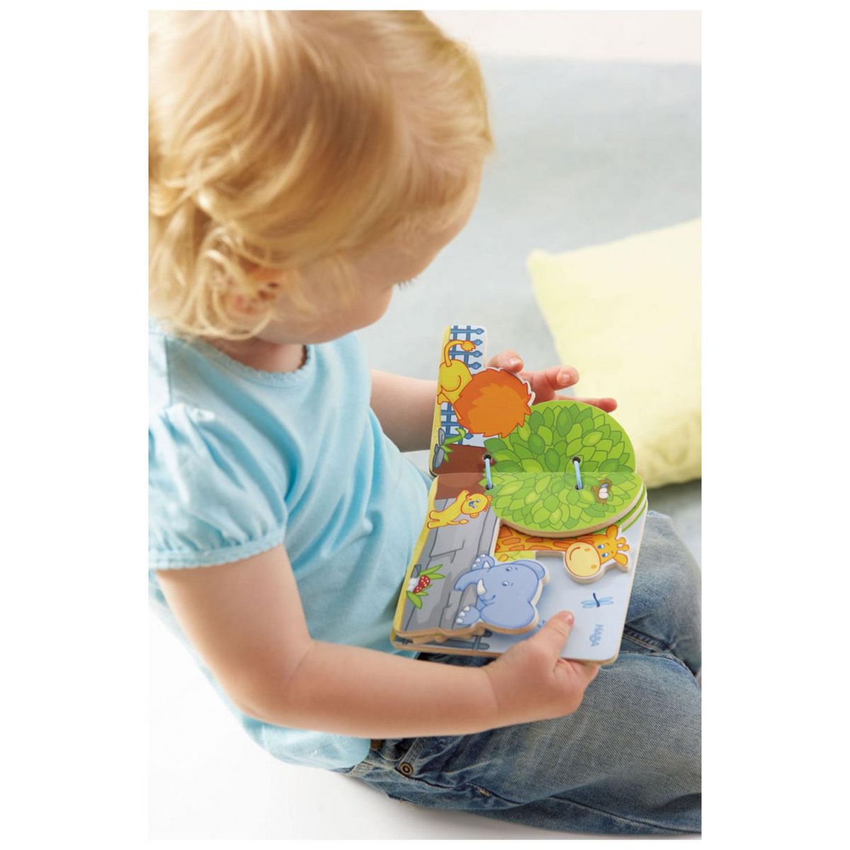 Haba Livre pour bébé Les amis du Zoo