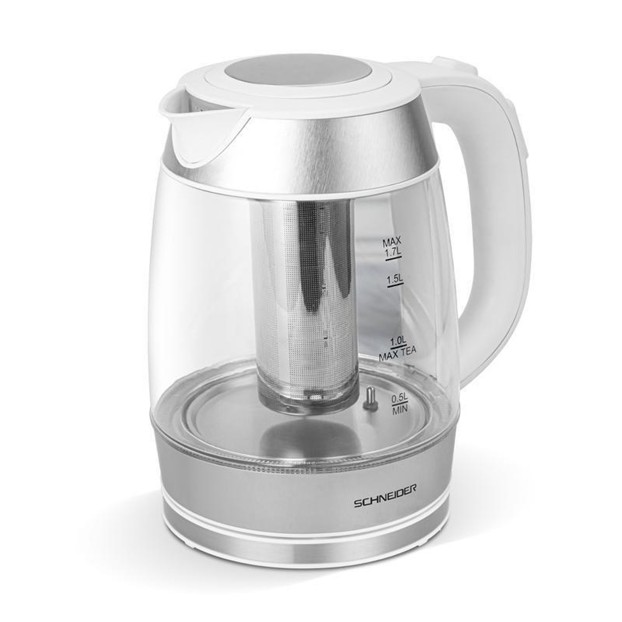SCHNEIDER Bouilloire en verre 1,7l scke236tp schneider