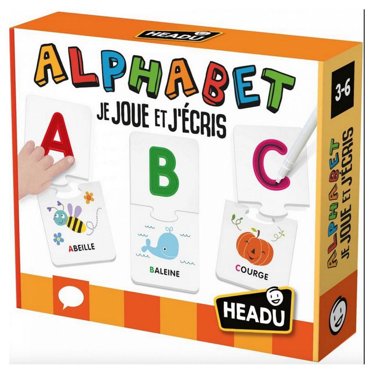 HEADU Alphabet - Je joue et j ecris - jeu educatif