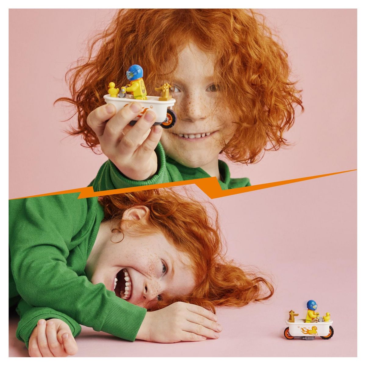 LEGO City 60333 La moto de cascade baignoire 