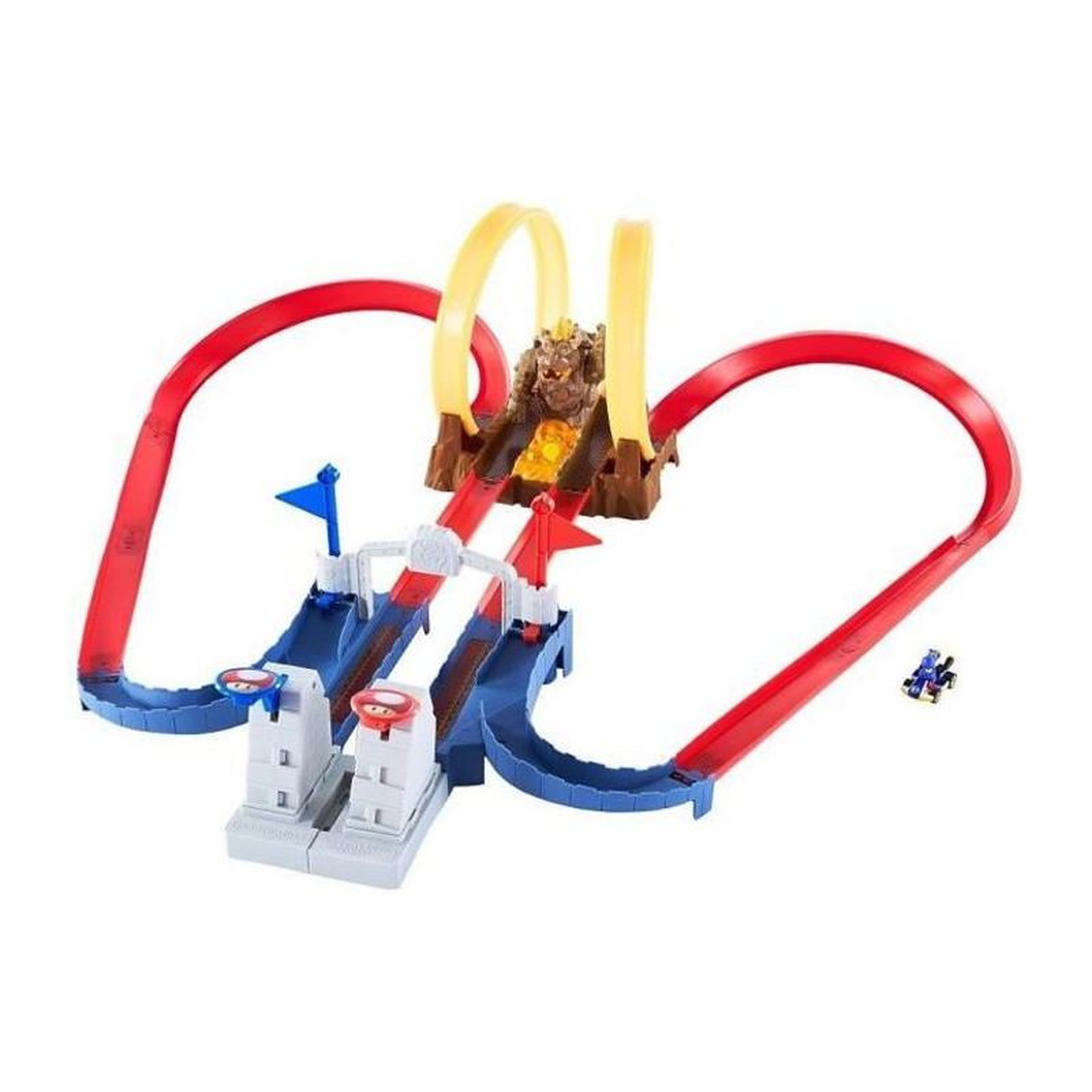 Voir la diapositive 1 : Hot Wheels HOT WHEELS Mario Kart Course Chaotique Château de Bowser
