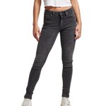 SUPERDRY Jean Skinny  Femme Superdry Mid Rise   W24. Coloris disponibles : Noir