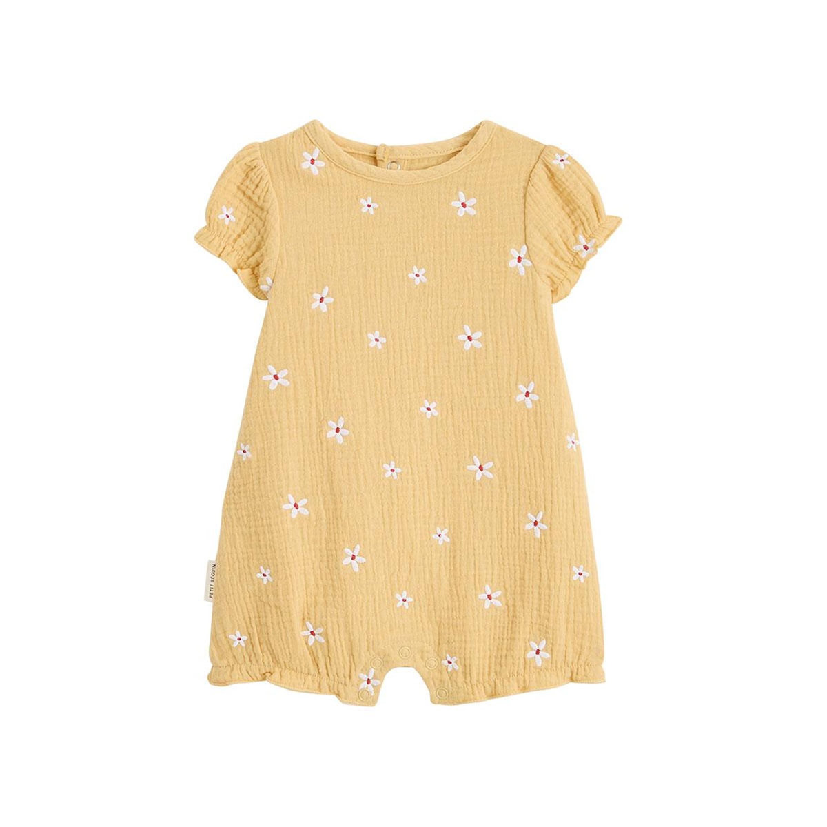 Petit Béguin Barboteuse bébé en gaze de coton Camila