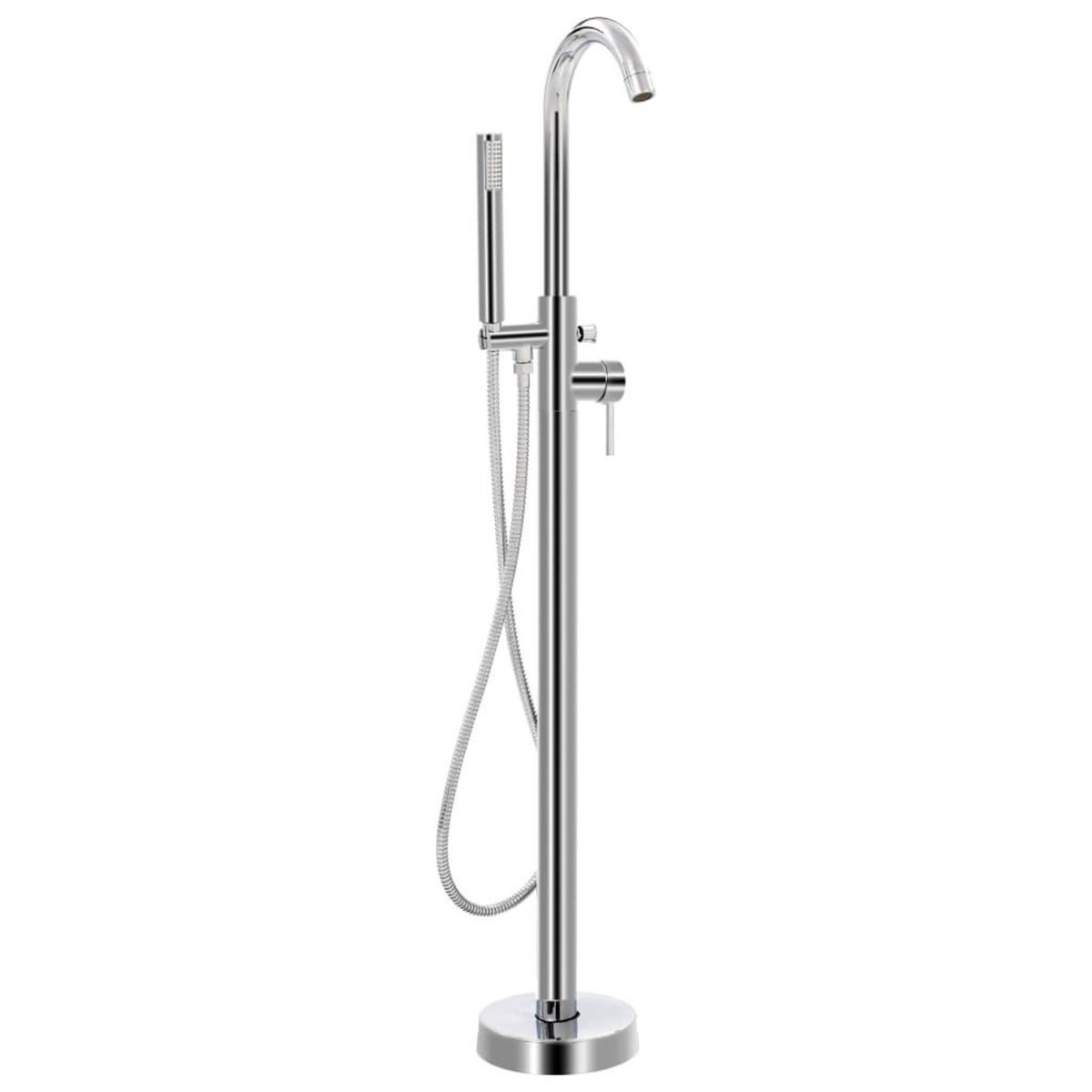 VIDAXL Robinet de baignoire sur pied Acier inoxydable 118,5 cm