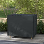 Voir la diapositive 2 : OUTSUNNY Housse de protection balancelle de jardin 3 places - imperméable, anti-UV, zip - dim. 2,20L x 1,25l x 1,72H m - noir