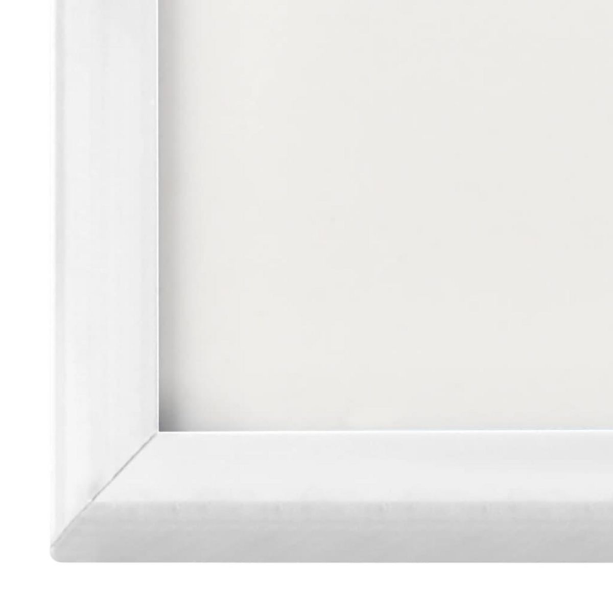 VIDAXL Collage de cadres photo 3 pcs au mur table Blanc 21x29,7 cm MDF