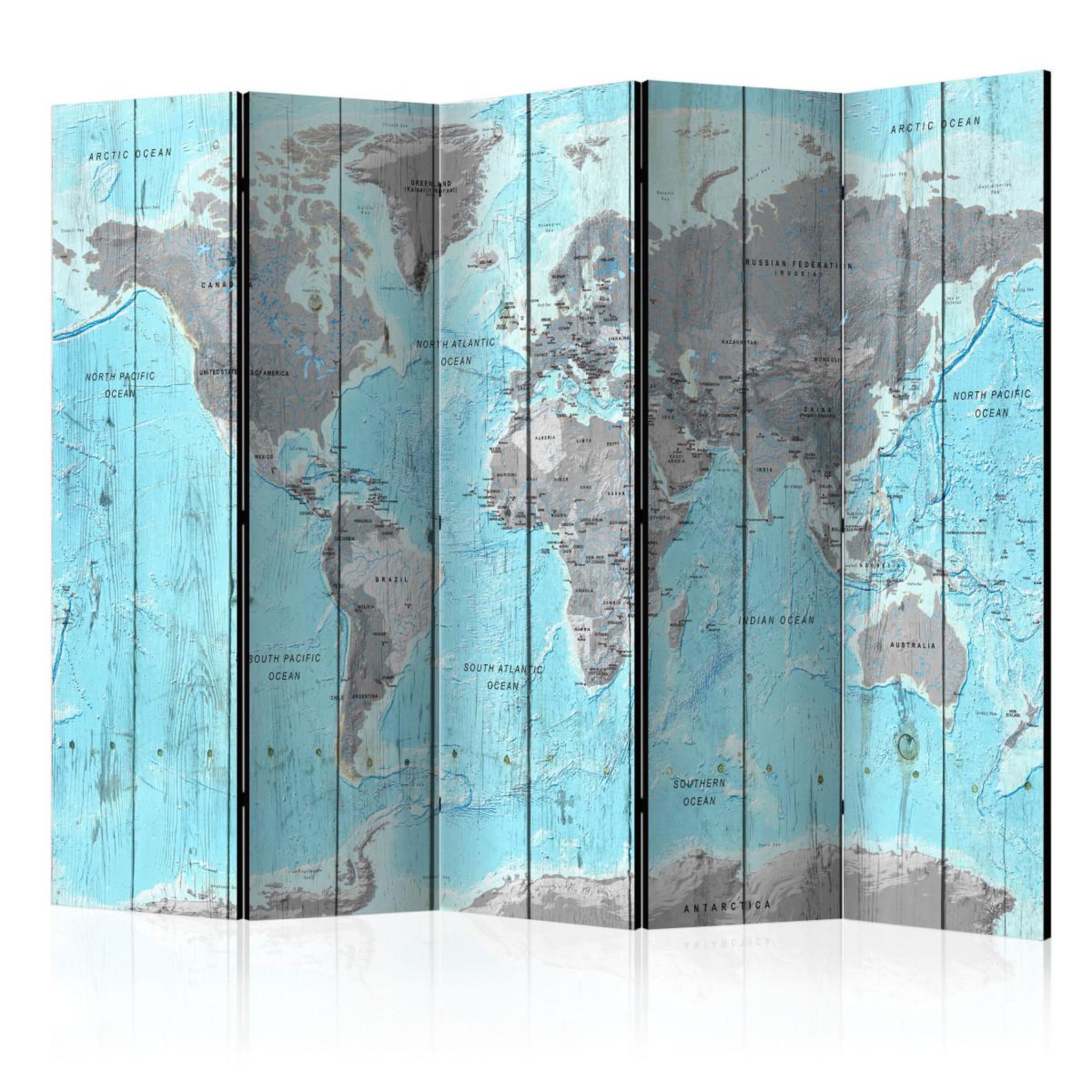 Paris Prix Paravent 5 volets  wooden travels  172x225cm