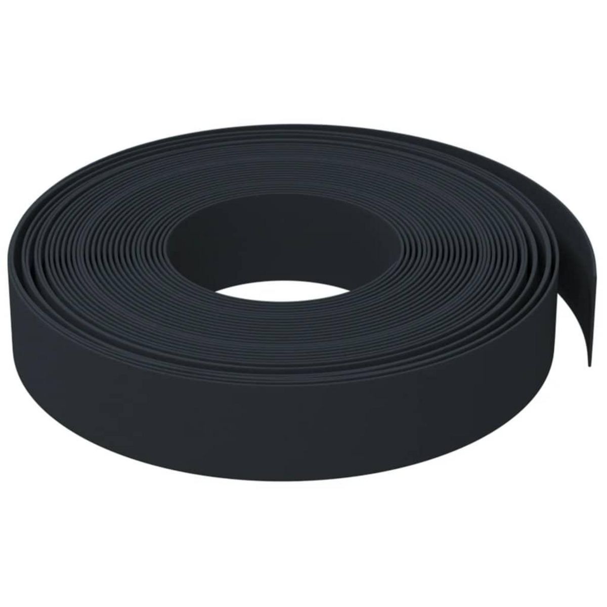 VIDAXL Bordure de jardin noir 10 m 10 cm polyethylene