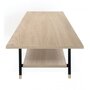 Voir la diapositive 3 : Paris Prix Table Basse Design en Bois  Jugend  120cm Naturel