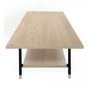Voir la diapositive 3 : Paris Prix Table Basse Design en Bois  Jugend  120cm Naturel