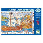 Djeco Puzzle Observation 100p Les Pirates
