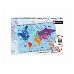 Nathan Puzzle éducatif 250 pièces - Carte du Monde pour enfants