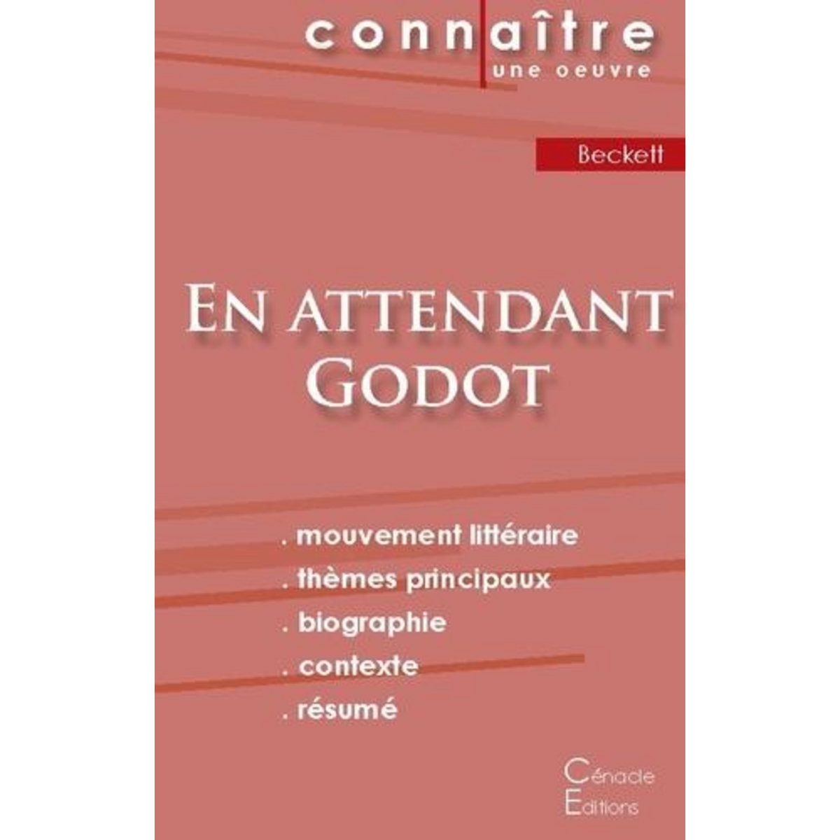 EN ATTENDANT GODOT. FICHE DE LECTURE, Beckett Samuel