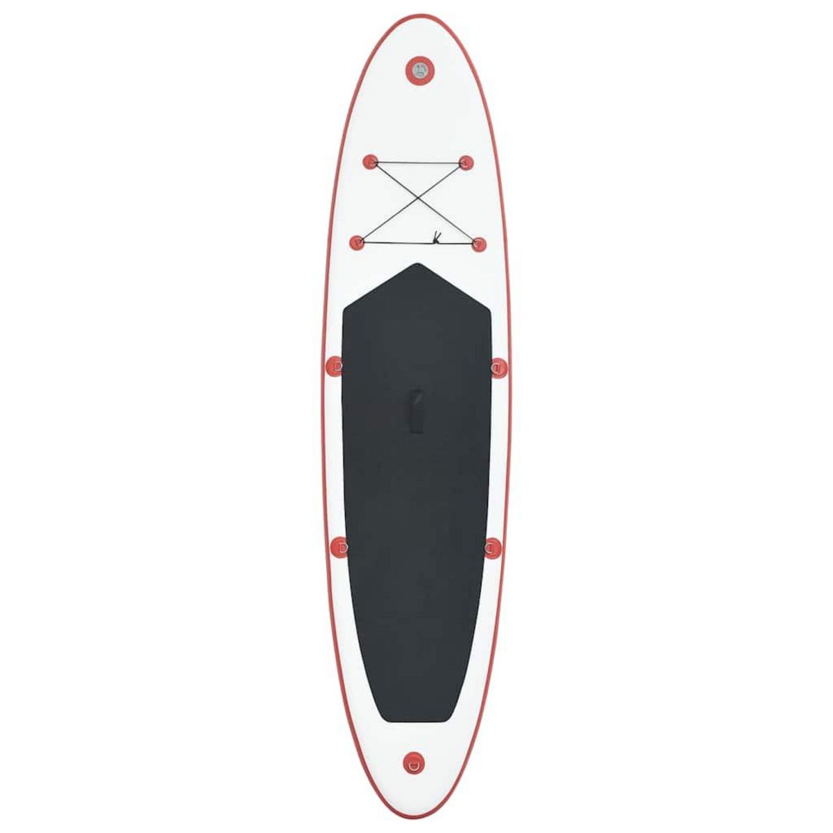 VIDAXL Ensemble de planches SUP gonflables Rouge et blanc