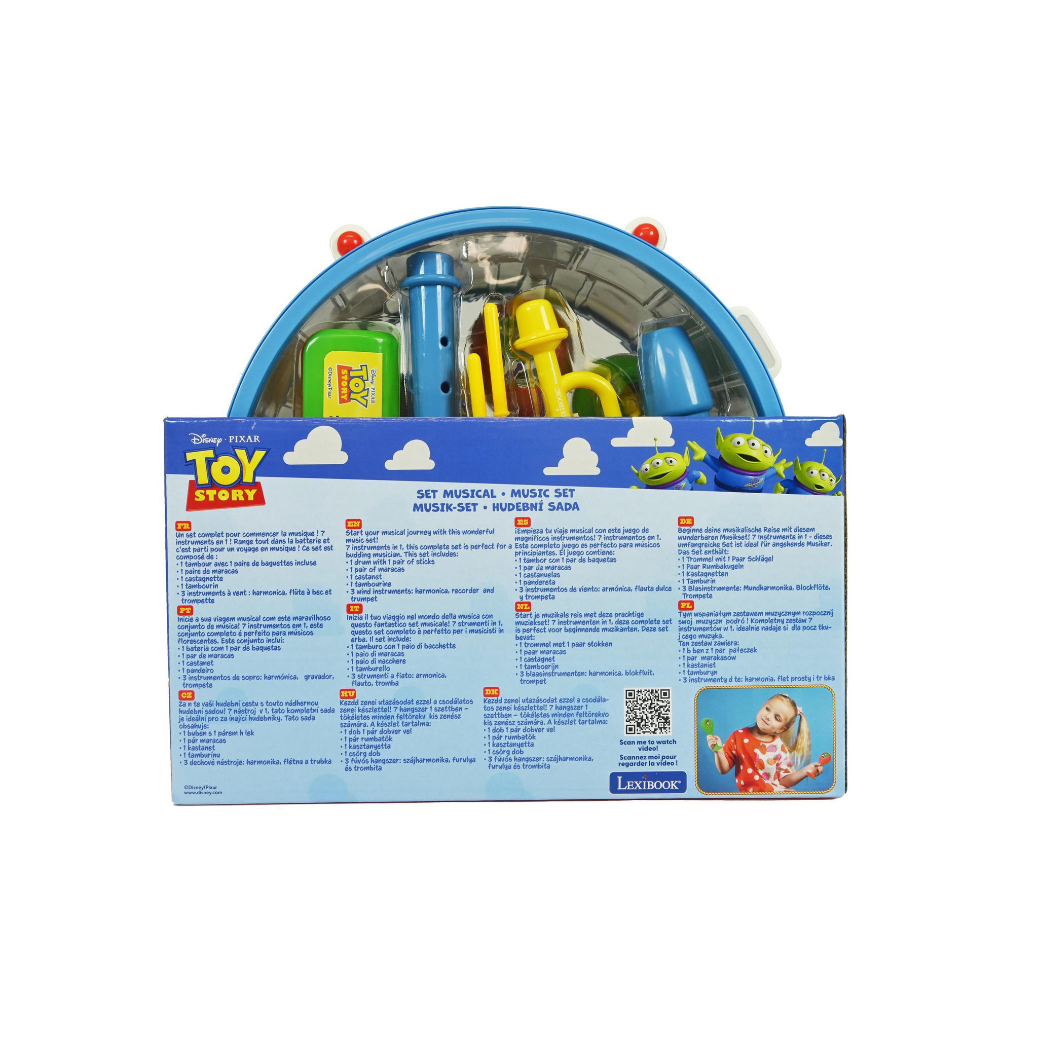 Voir la diapositive 4 : Lexibook Set Musical 7pcs Toy Story