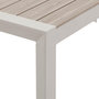 Voir la diapositive 4 : HESPERIDE Table de jardin fixe en aluminium effet bois 8 places EVASION