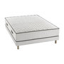 Voir la diapositive 2 : DEKO DREAM DEKO DREAM Ensemble matelas + sommier 140 x 190 - Ressorts - 24 cm - 5 zones - Equilibre - DETENTE