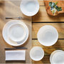 Voir la diapositive 1 : LUMINARC Service d'assiettes opale 19 pièces DIWALI blanc