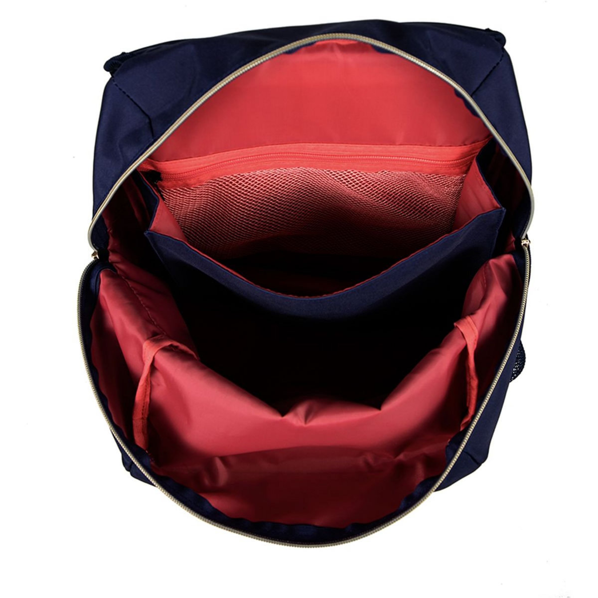 AUCHAN Sac à dos 2 compartiments 38 cm bleu Paris