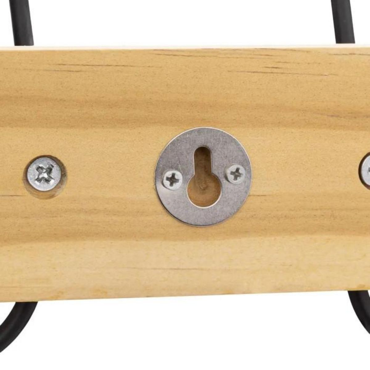 FIVE Patère Murale 6 Crochets  Agrafe  77cm Beige