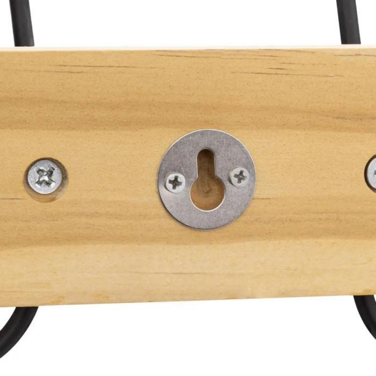 FIVE Patère Murale 6 Crochets  Agrafe  77cm Beige