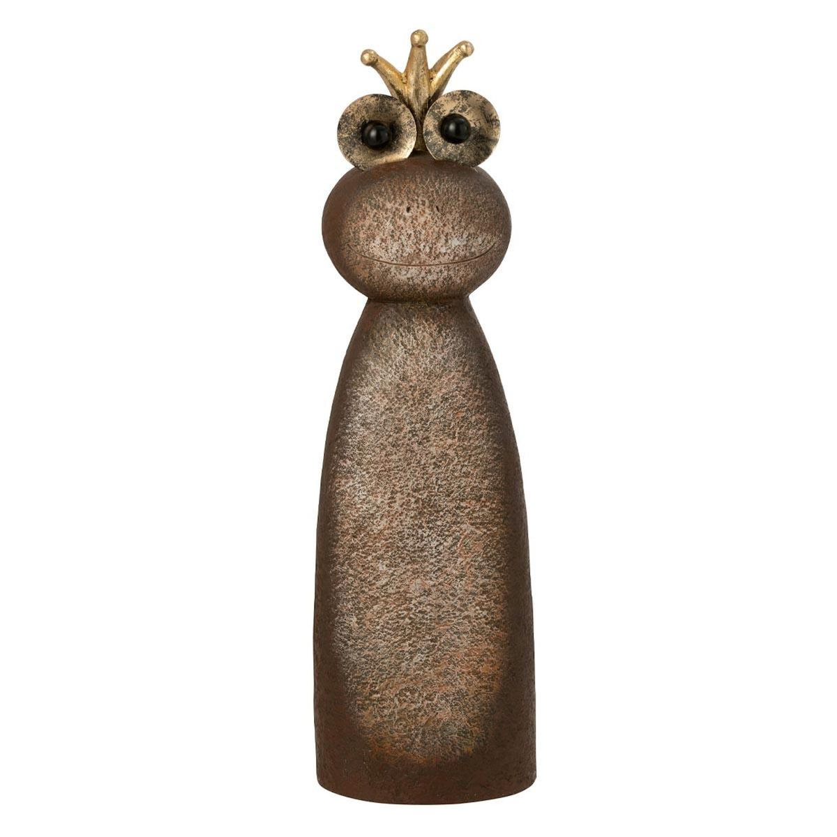 Paris Prix Statue Grenouille  Couronne  78cm Marron