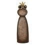 Voir la diapositive 1 : Paris Prix Statue Grenouille  Couronne  78cm Marron