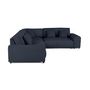 Voir la diapositive 4 : LISA DESIGN Garance - canapé modulable d'angle droit - 5 places - en velours côtelé