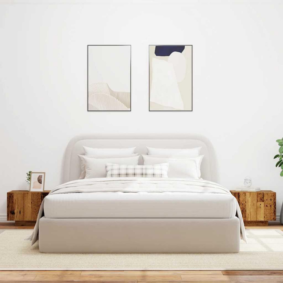 VIDAXL Table de chevet vieux bois 100x35x40 cm bois d'ingenierie