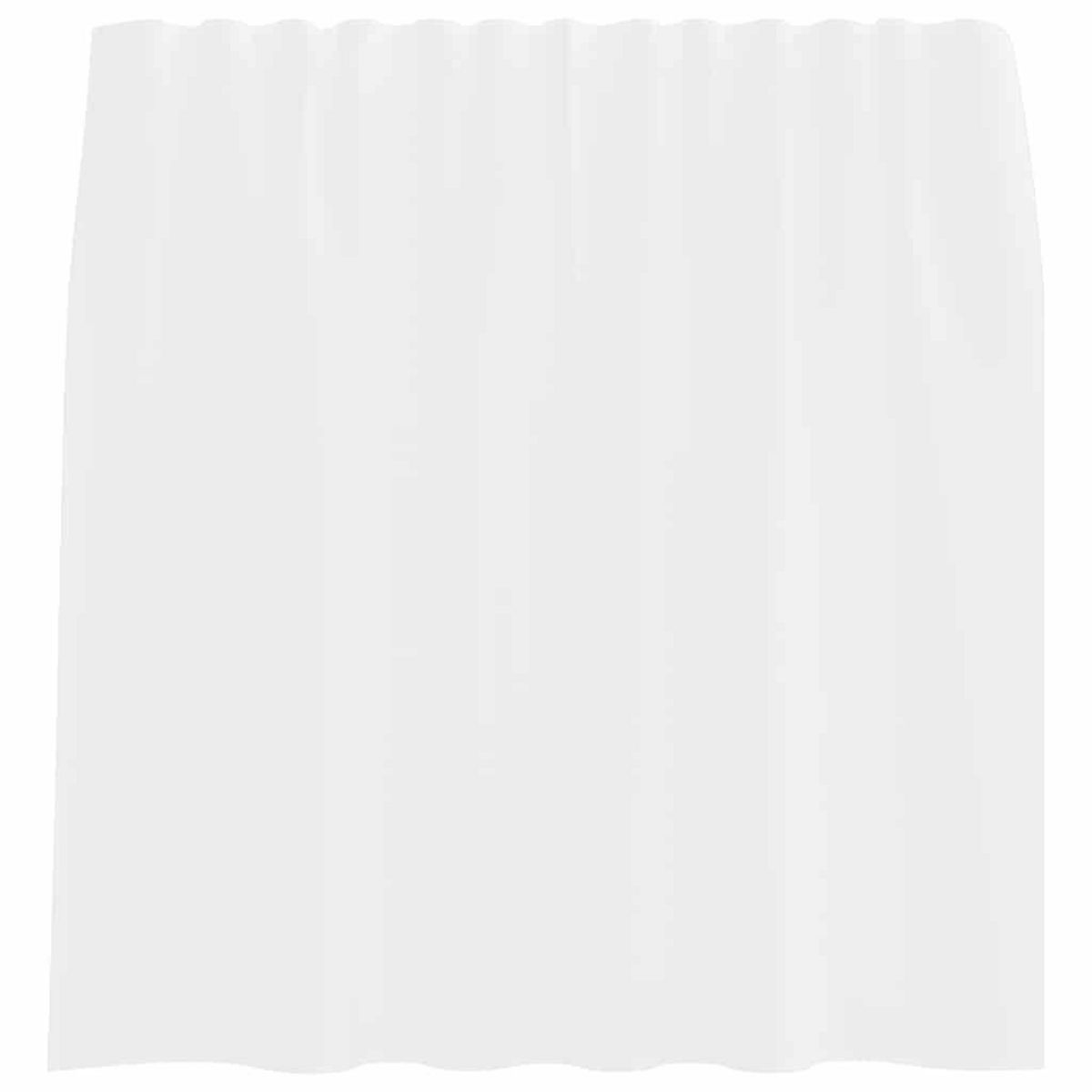 VIDAXL Rideaux en voile avec boucles 2 pcs blanc 140x140 cm