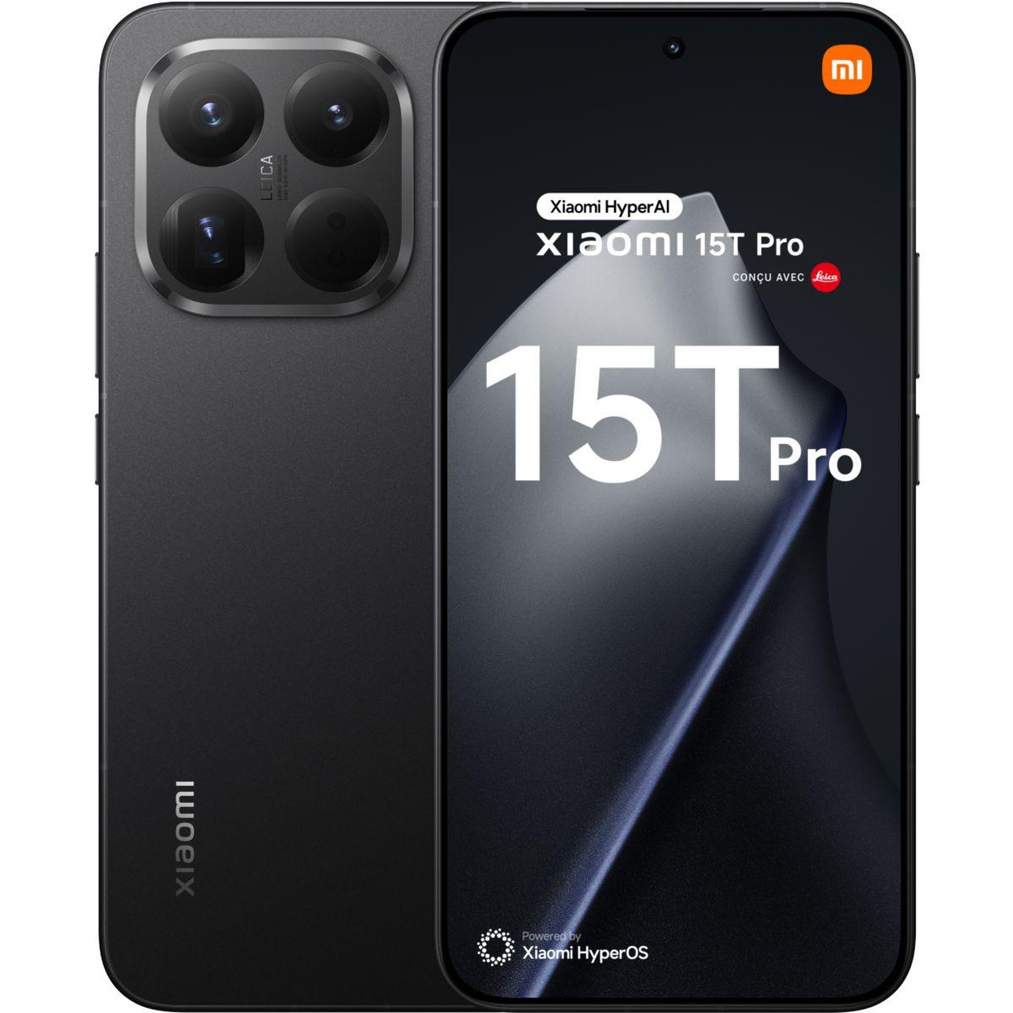 XIAOMI Smartphone 15T Pro conçu avec Leica 512Go Noir