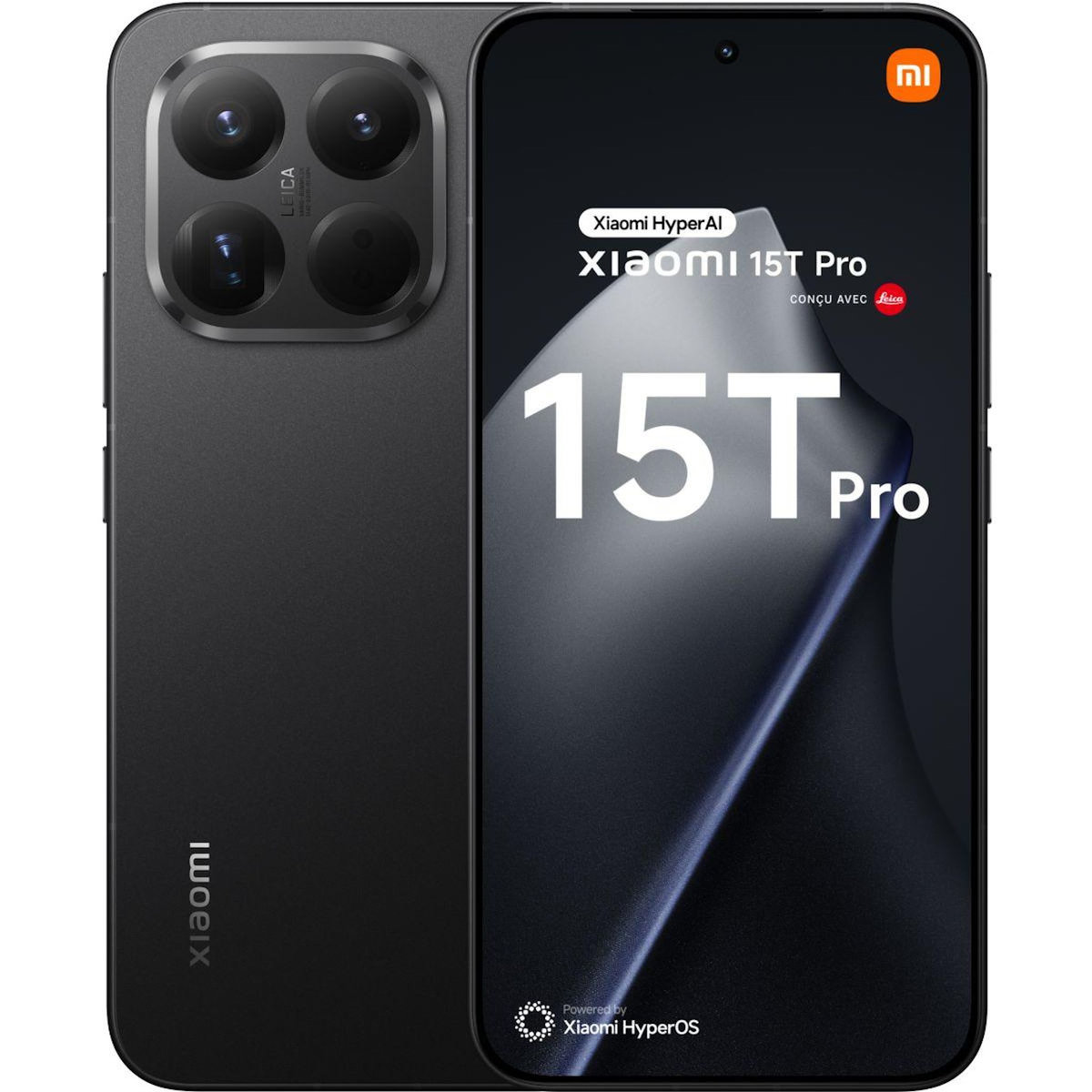 XIAOMI Smartphone 15T Pro conçu avec Leica 512Go Noir