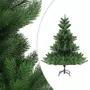 VIDAXL Sapin de Noël artificiel Nordmann avec LED et boules Vert 210cm