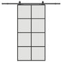 Voir la diapositive 2 : VIDAXL Porte coulissante kit de quincaillerie noir 102,5x205 cm