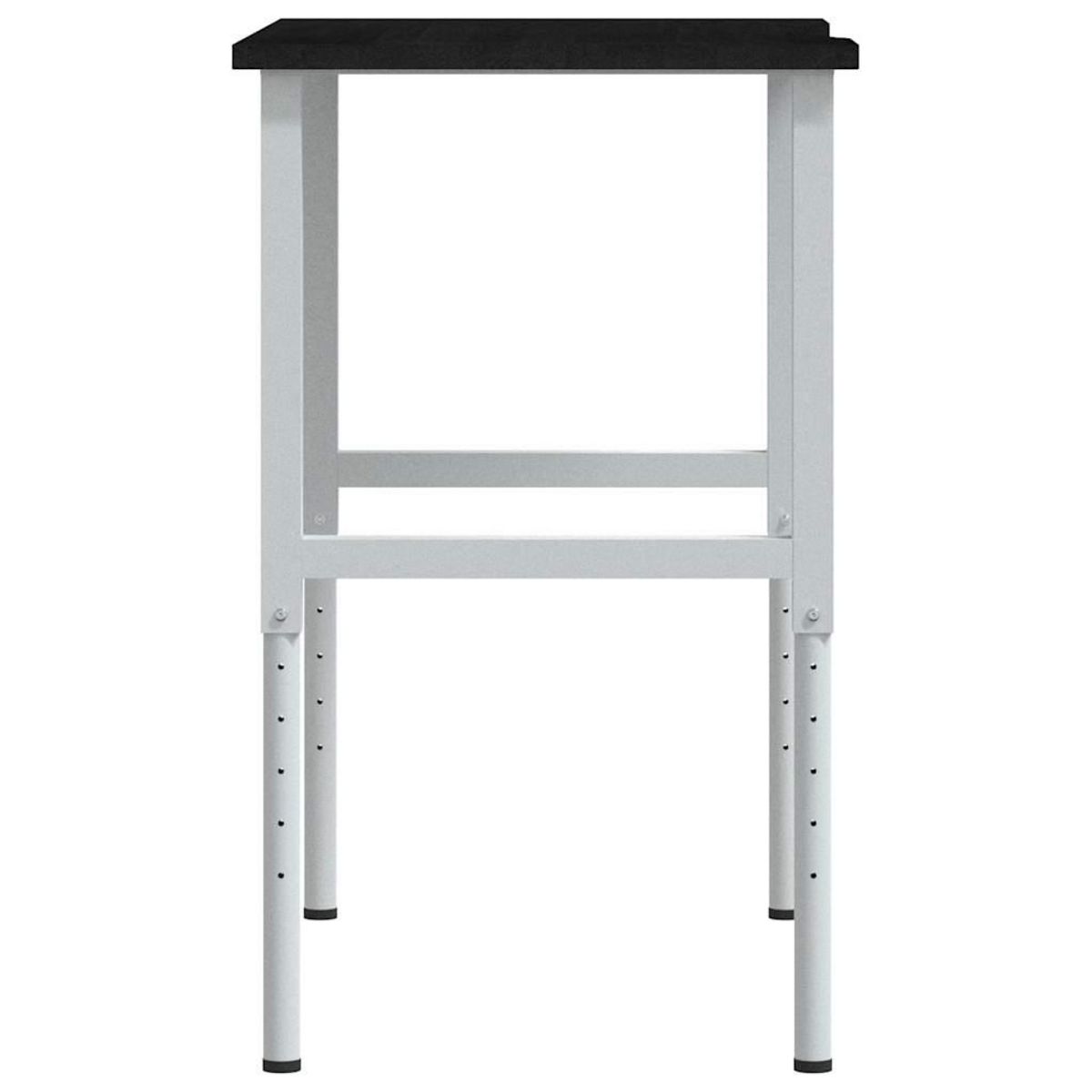 VIDAXL Etabli marron fonce 100x60x(71,5-98) cm bois de chene massif