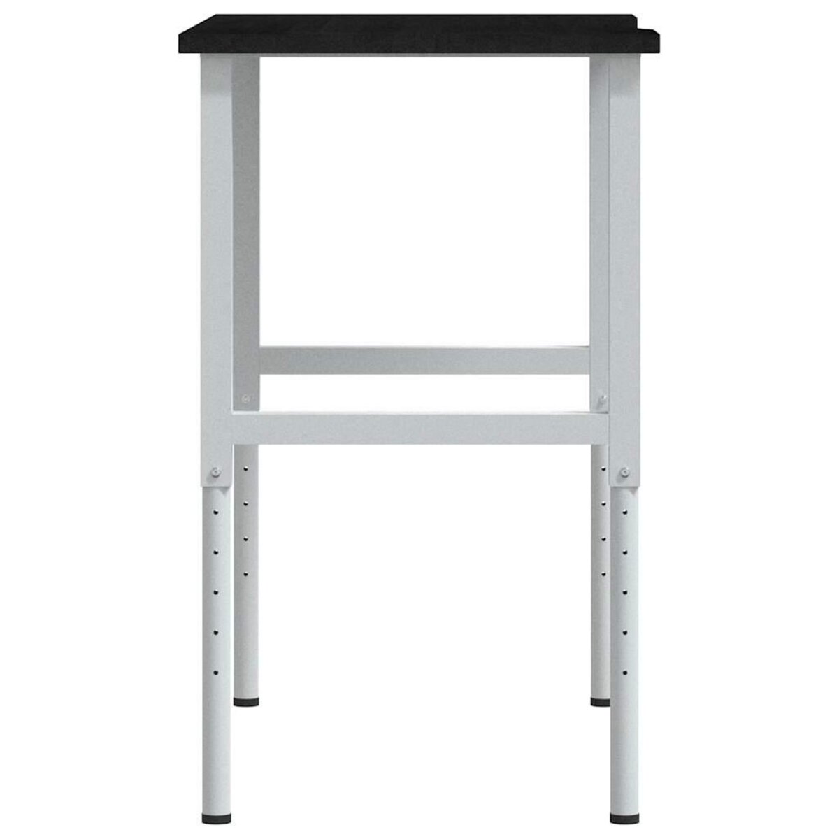 VIDAXL Etabli marron fonce 100x60x(71,5-98) cm bois de chene massif