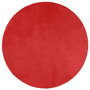 Voir la diapositive 2 : VIDAXL Tapis OVIEDO a poils courts rouge Ø 120 cm