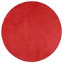 Voir la diapositive 2 : VIDAXL Tapis OVIEDO a poils courts rouge Ø 120 cm