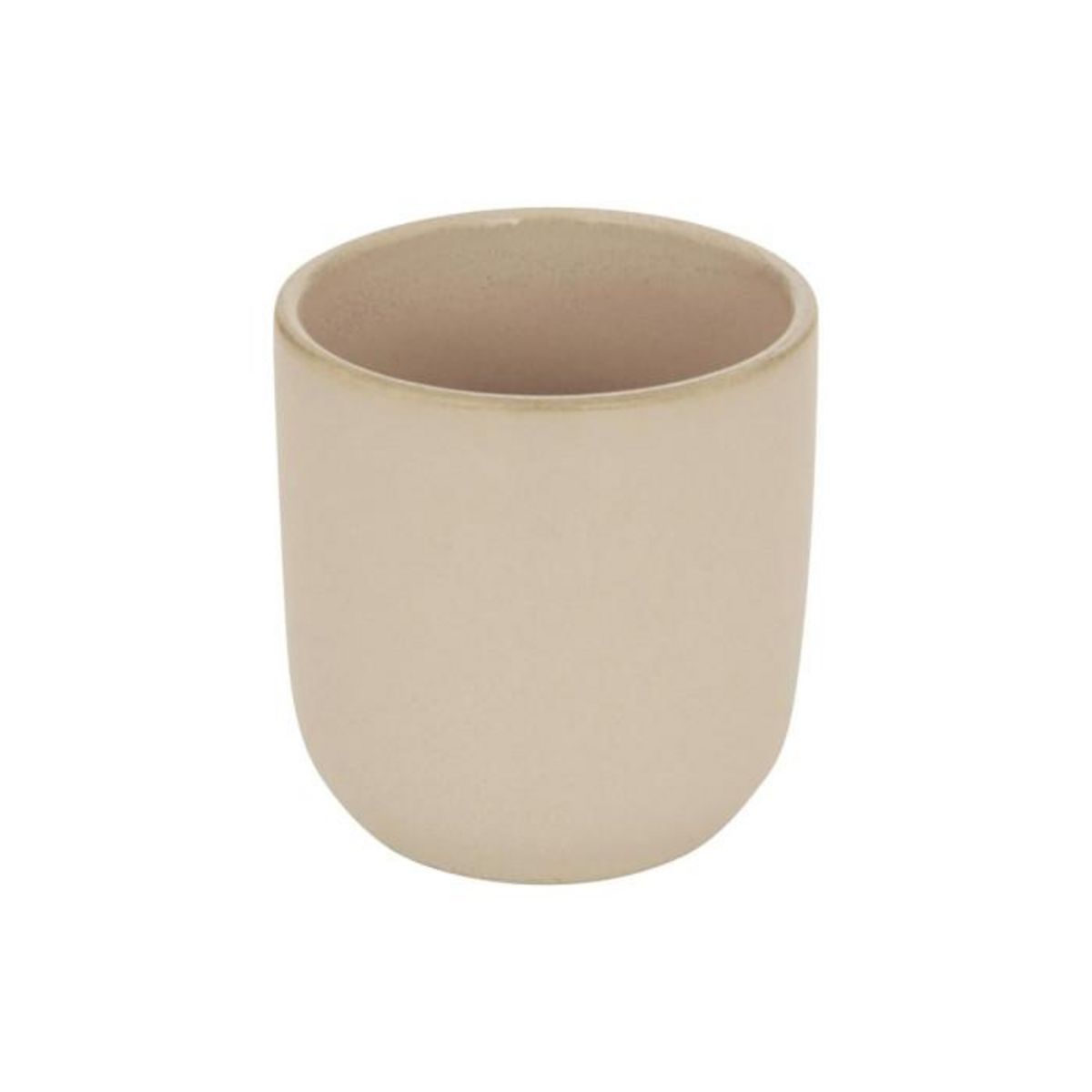 SECRET DE GOURMET Lot de 6 Tasses à Café  Terre Inconnue  10cl Beige