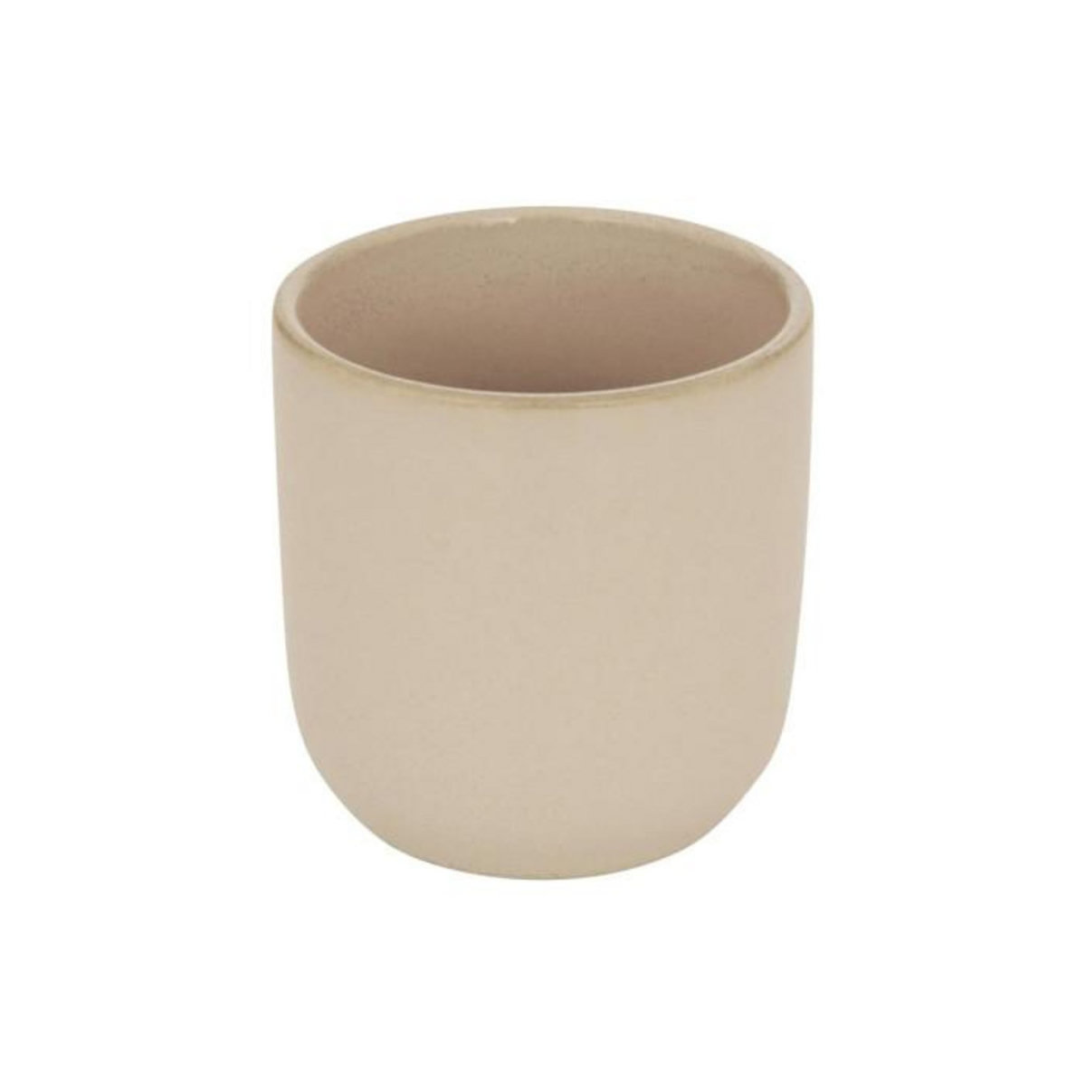 SECRET DE GOURMET Lot de 6 Tasses à Café  Terre Inconnue  10cl Beige