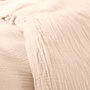 Voir la diapositive 2 : COTON PUR Parure de draps 4 pièces  Noah  Gaze de Coton pour lit 2 Places 160 cm