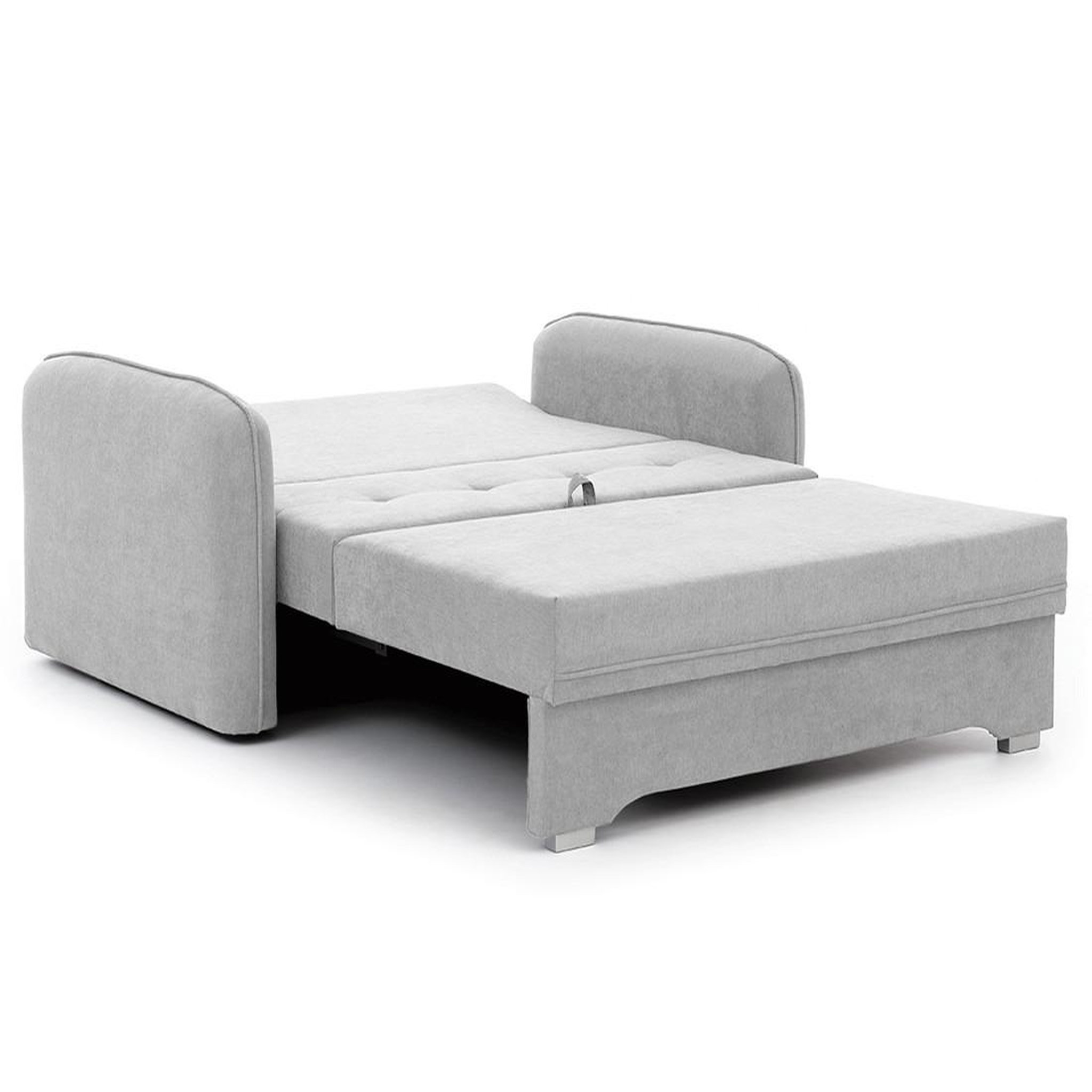 Voir la diapositive 5 : BEST MOBILIER Michelle - canapé droit 3 places convertible avec coffre en velours