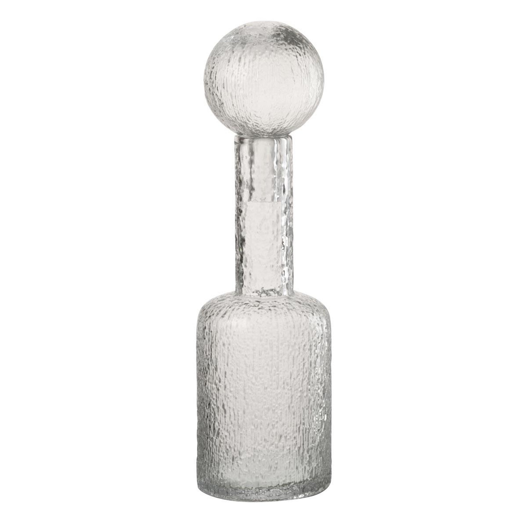 J-LINE Bouteille déco en verre  spiaggia  43cm transparent