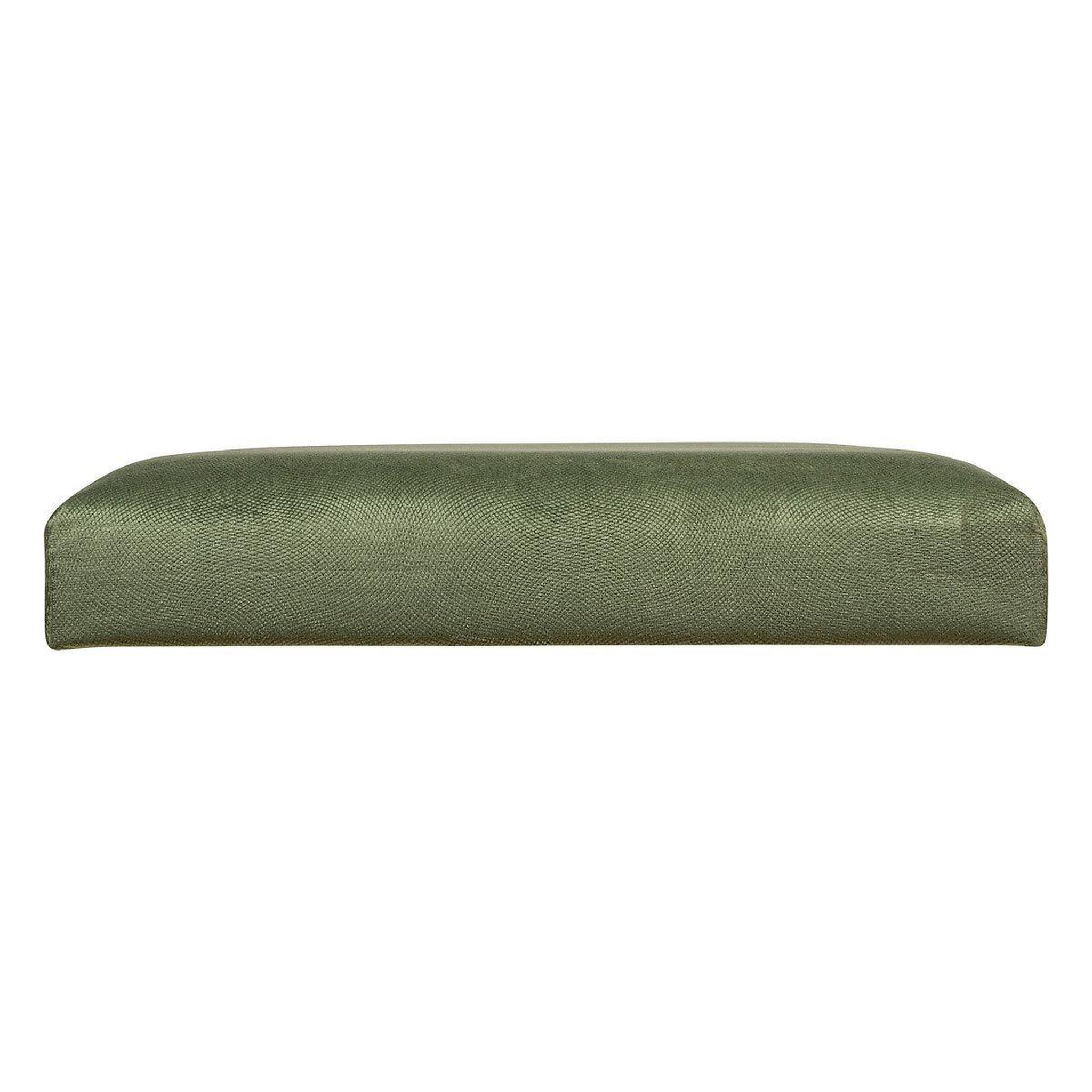 Voir la diapositive 4 : ATMOSPHERA Banquette coffre pliable en velours  lilou  76cm kaki