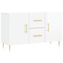 Voir la diapositive 2 : VIDAXL Buffet blanc brillant 100x36x60 cm bois d ingénierie
