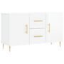Voir la diapositive 2 : VIDAXL Buffet blanc brillant 100x36x60 cm bois d ingénierie